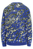 Unisex Cotton Sweater Robel Makulato Blue