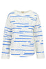 Pure Cotton Sweatshirt Dore Cometa Natural Blue
