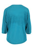 Cotton Fine Sweater Shia Luminu Turquoise