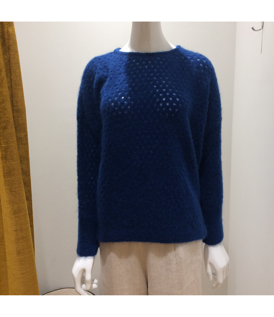 Baby mohair sweater Meki Nido Blue